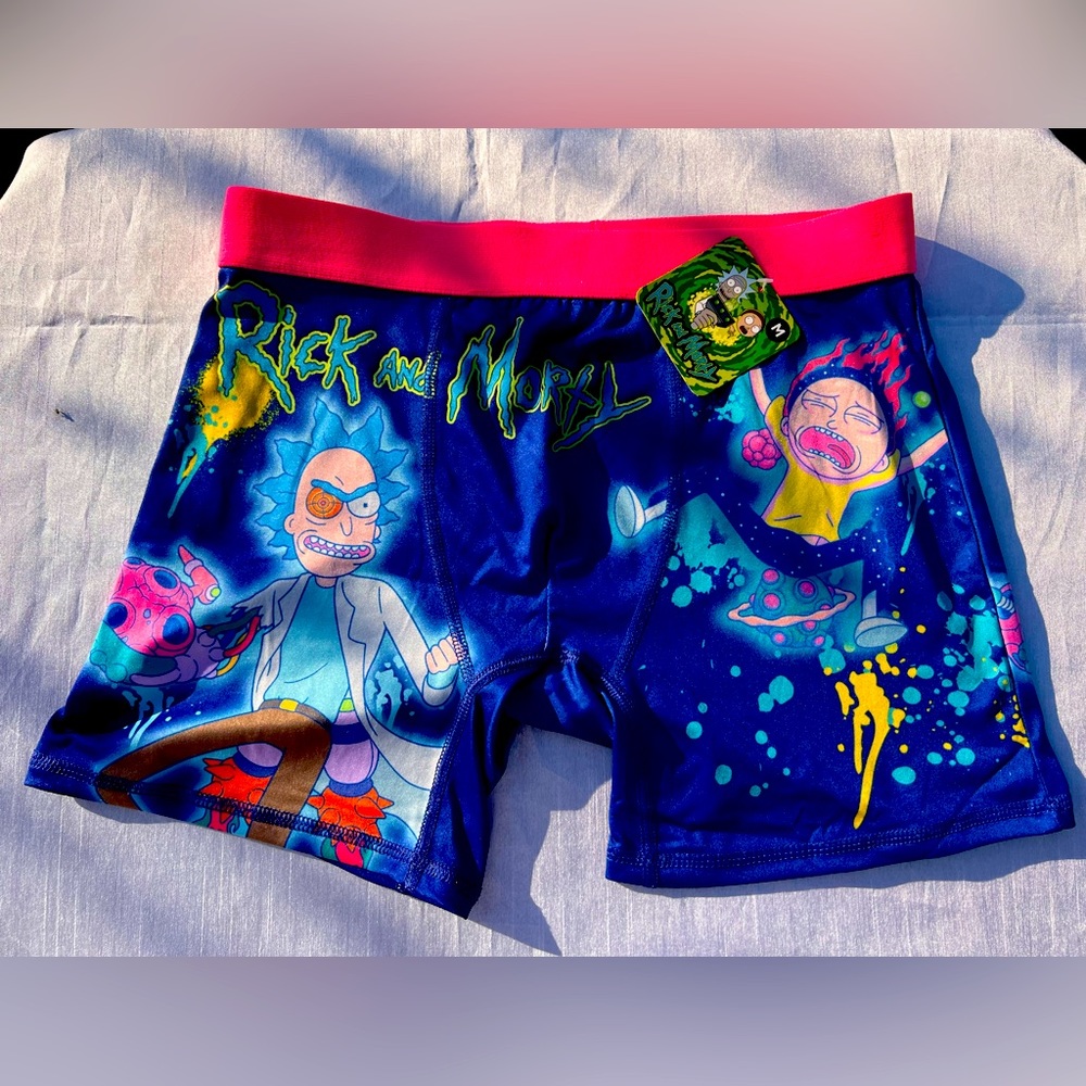 Cartoon Network Rick and Morty adult swim Boxer Briefs NWT